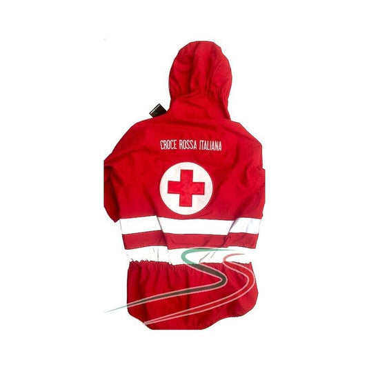 Giubbino impermeabile guscio tipo kway area1 Croce Rossa Italiana 