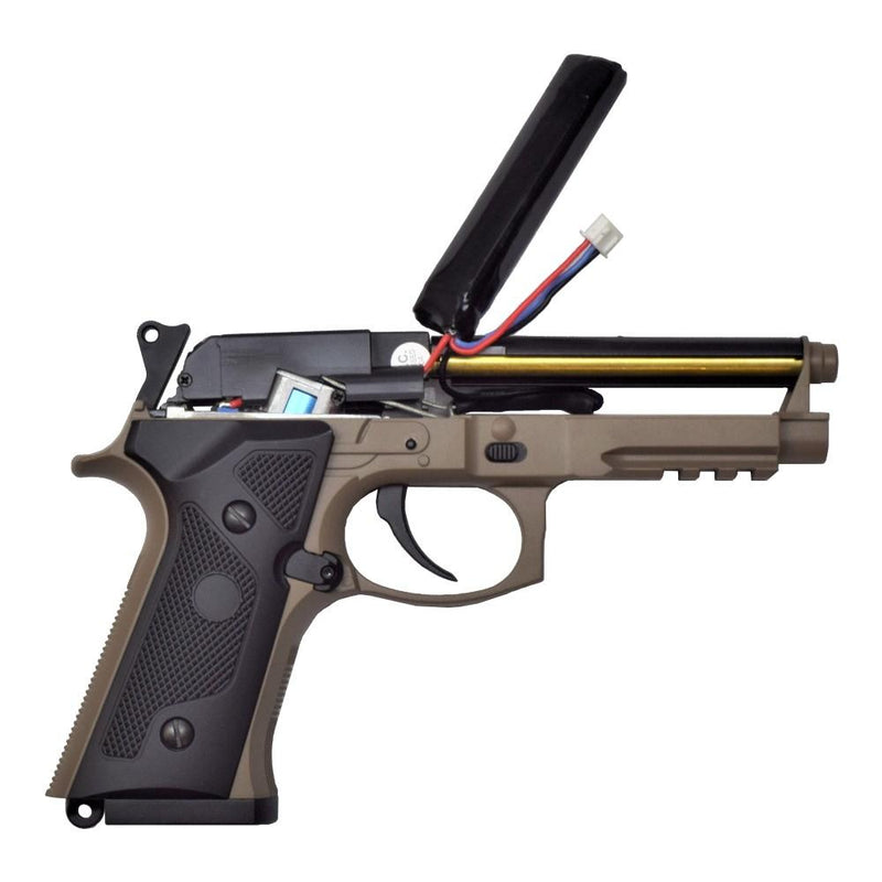 Load image into Gallery viewer, cyma pistola elettrica cm132 versione mosfet TAN 
