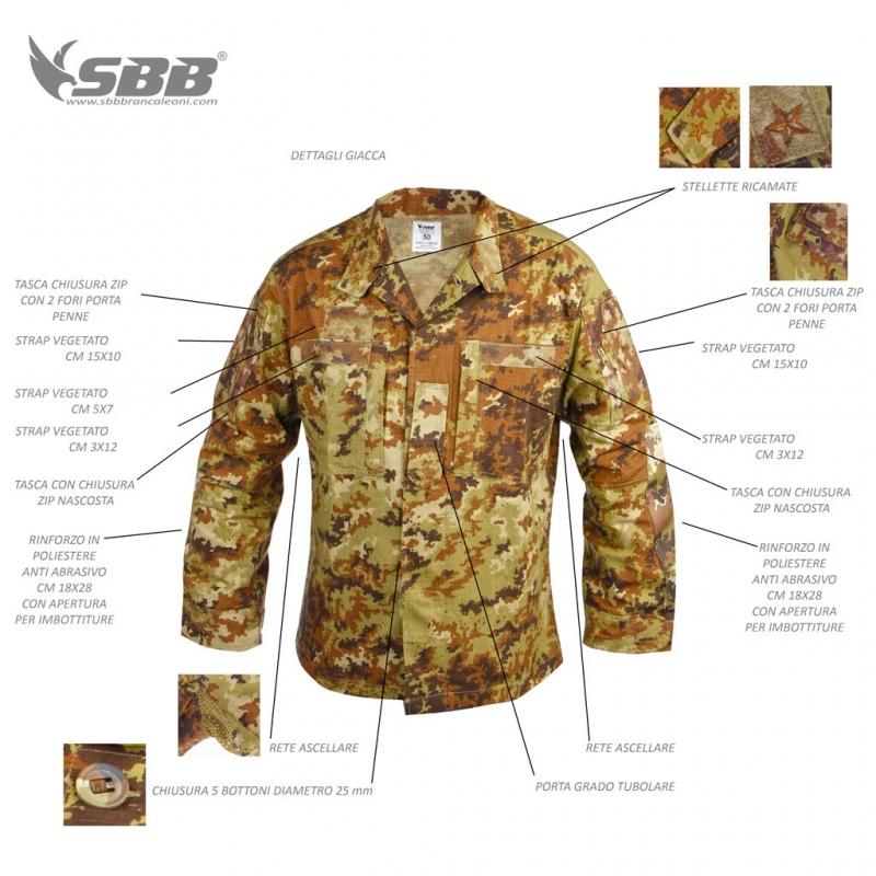 Load image into Gallery viewer, uniforme da combattimento 100% cotone mod 2019 

