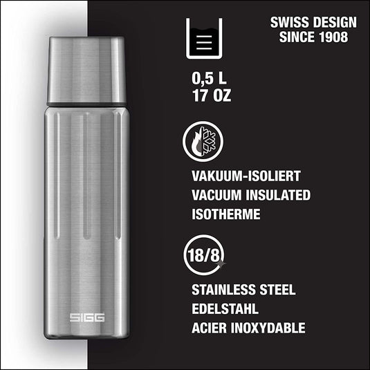 SIGG THERMOS GEMSTONE SILVER 0.5l 