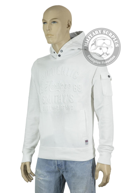 Smithy's felpa hoodie con marsupio e cappuccio uomo 
