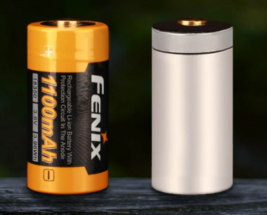 Batteria ricaricabile FENIX 18350 1100mah usb 