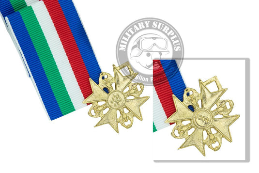 Medaglia anzianita' Polizia di Stato con nastro 35 anni Oro 
