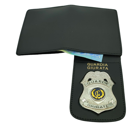 Load image into Gallery viewer, portafoglio portaplacca polizia guardia giurata 
