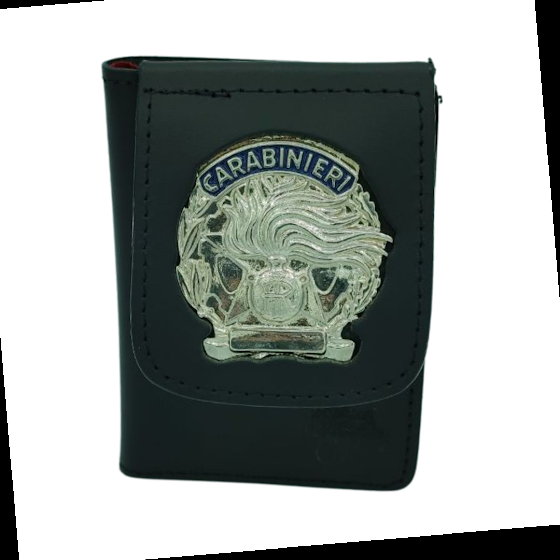 Load image into Gallery viewer, portafoglio portaplacca carabinieri operativi fiamma argento 
