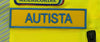 RESCUE qualifiche ricamate misericordie giallo ciano AUTISTA