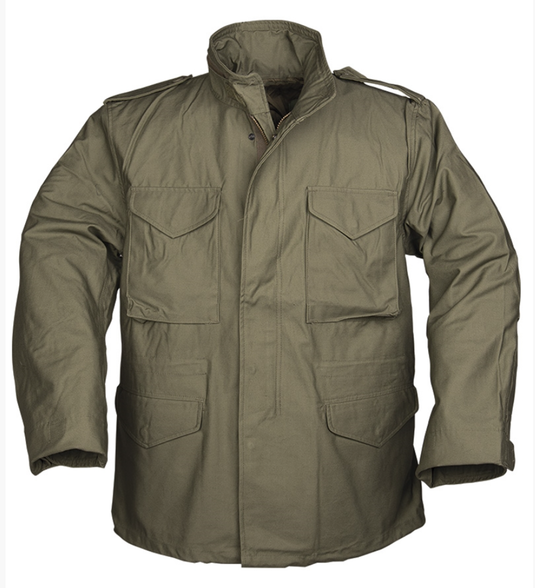 US Field Jacket m65 nyco Teesar VERDE OLIVA 