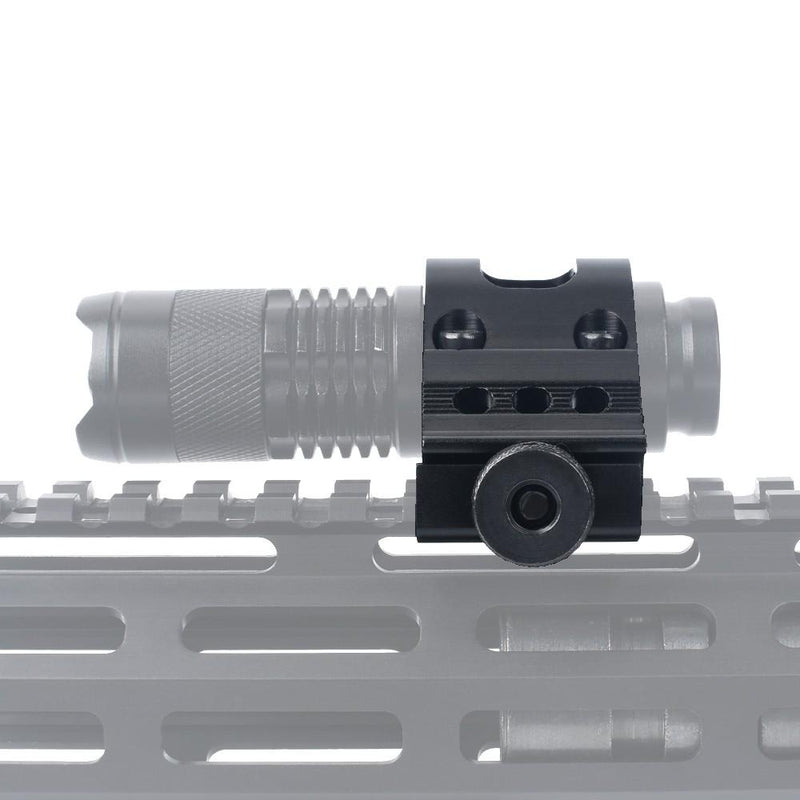 Carica immagine in Galleria Viewer, METAL ATTACCO 45° DIAMETRO 1" PER TORCIA O LASER NERO 
