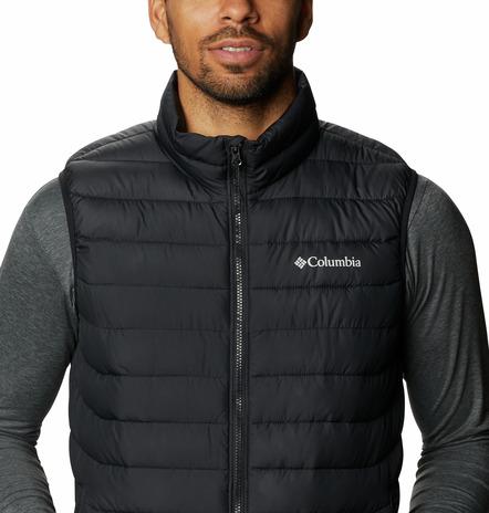 gilet termico powder lite da uomo nero Columbia 