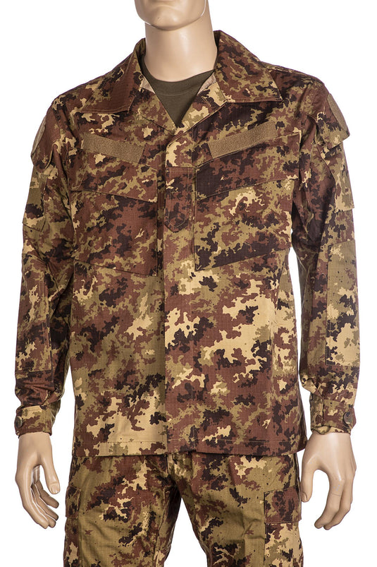 completo policromo esercito giacca piu' pantaloni 