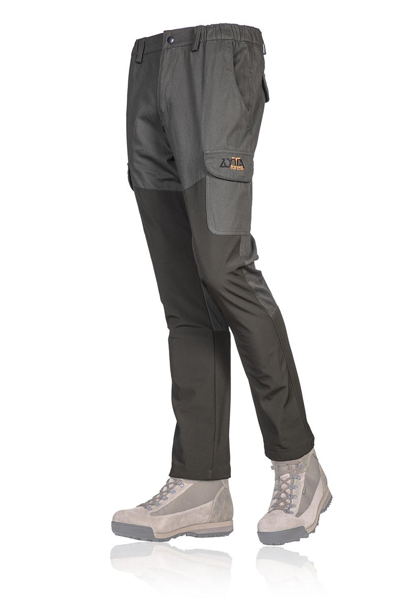 Carica immagine in Galleria Viewer, mekong man pant pantalone antistrappo in cotone verde oliva ZOTTA FOREST 
