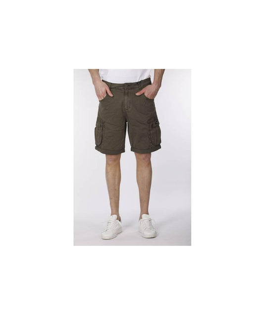 BERMUDA CARGO SLIM FIT STONE WASHED LAB84<BR/> 