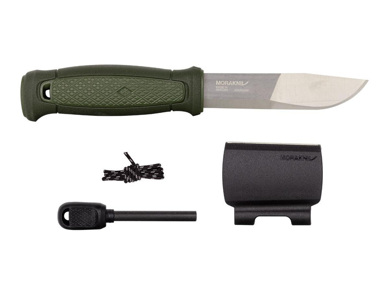 Load image into Gallery viewer, mora knives kansbol green con survival kit 
