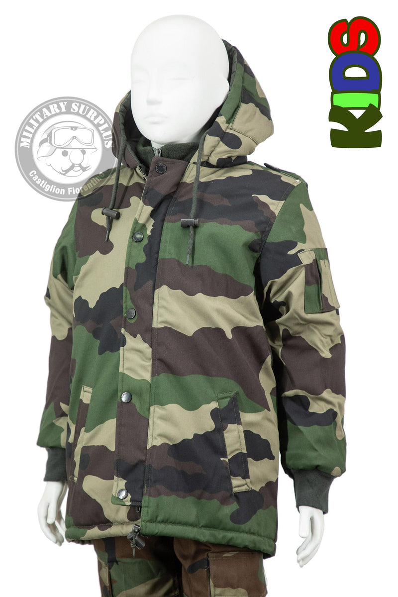Carica immagine in Galleria Viewer, Giaccone DUBON imbottito bambino WOODLAND Camouflage 
