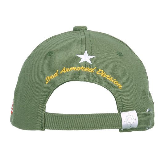 cappellino baseball ricamato 2nd armored division 