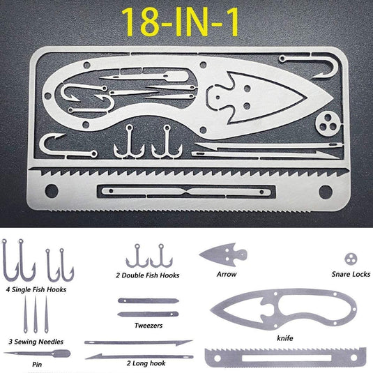 kit sopravvivenza multi uso ultrasottile 