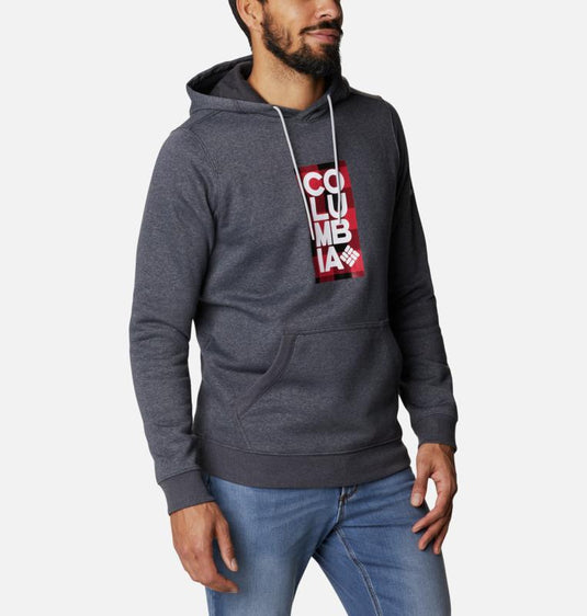 basic logo hoodie man columbia 