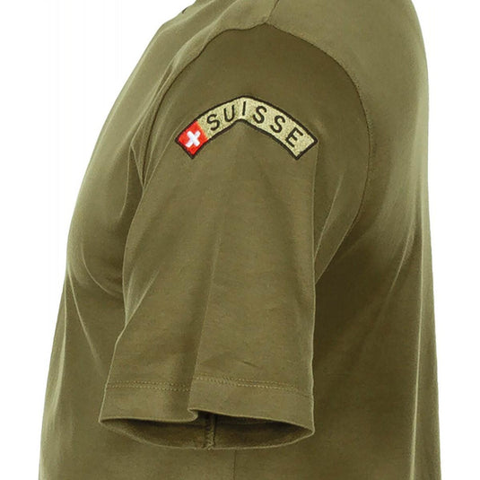 T-shirt militare svizzera usata 
