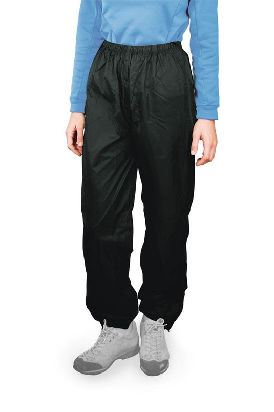Copripantalone in nylon rip-stop nero 
