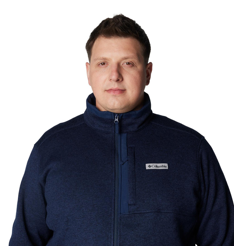 Load image into Gallery viewer, Giacca in pile Sweater Weather™ II da uomo -  taglie forti collegiate Navy 
