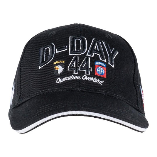 Cappellino da baseball sbarco in normandia D-Day 1944 NERO 