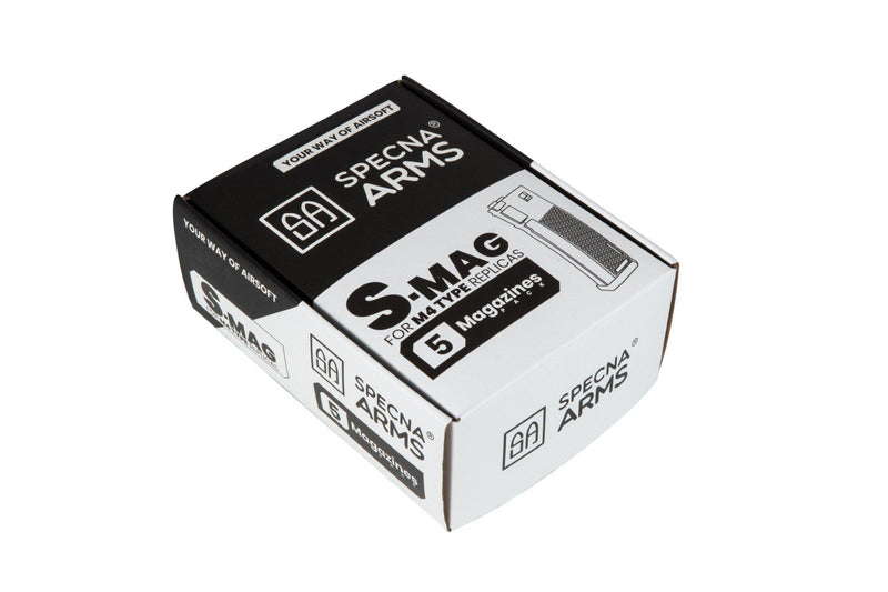 Load image into Gallery viewer, set di 5 caricatori s-mag hi-cap da 380bb - neri 
