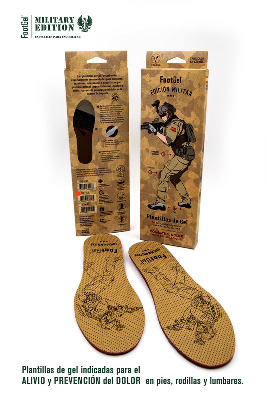 Solette in gel military e police tactical foot 