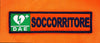 RESCUE DAE qualifica ricamata ANPAS arancione scritte blu notte SOCCORRITORE