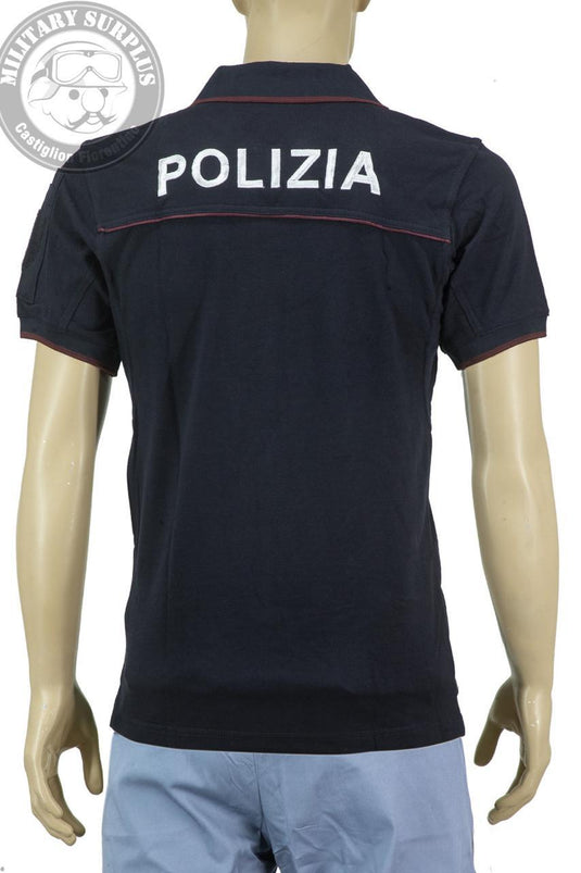 polo polizia di stato mezza manica 