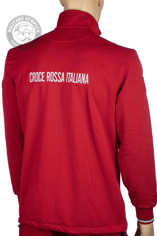 Felpa tecnica zip lunga in micropile CROCE ROSSA ITALIANA 