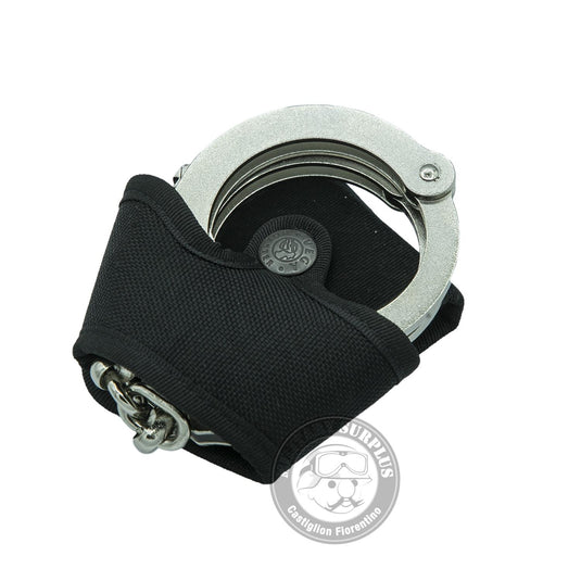 porta manette aperto in cordura NERO 