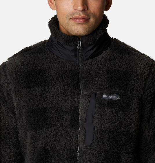 WINTER PASS GIACCA ORSETTO UOMO COLUMBIA A QUADRI  NERO 