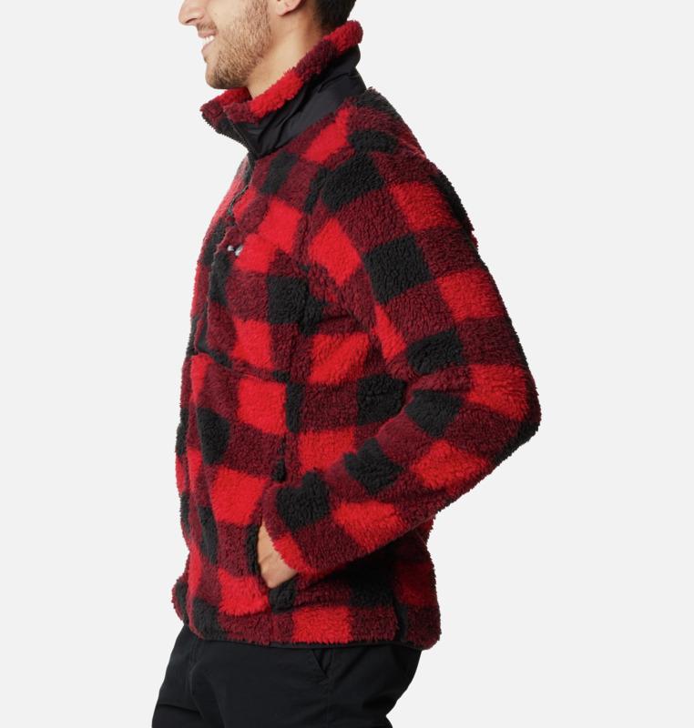 Load image into Gallery viewer, WINTER PASS GIACCA ORSETTO UOMO A QUADRI ROSSO E NERO 
