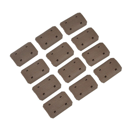 MP SET 12 COPRI SLITTA TIPO 2 PER M-LOK DARK EARTH 
