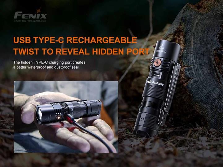 Carica immagine in Galleria Viewer, Fenix TORCIA EDC RICARICABILE FENIX PD25R 
