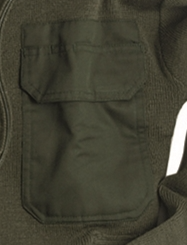 Carica immagine in Galleria Viewer, Maglia militare zip lunga collo alto Verde Oliva 
