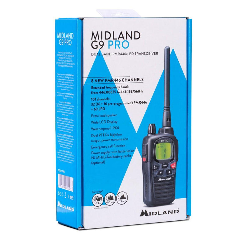 Carica immagine in Galleria Viewer, g9 pro 1radio + caricabatterie da tavolo + 4 batterie 1800mah 
