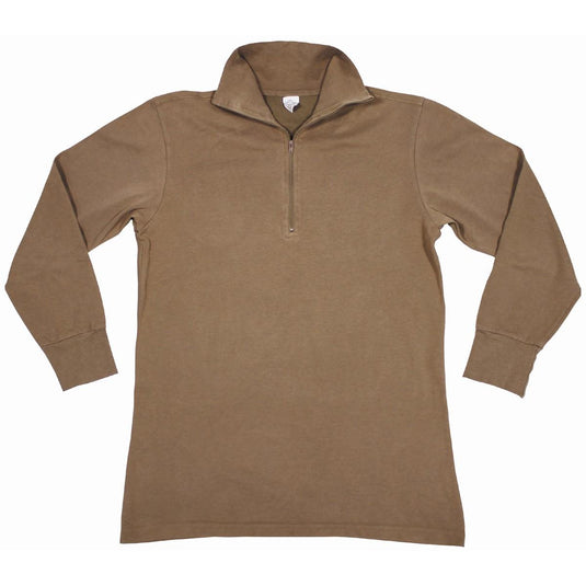 Camicia esercito tedesco a collo alto tropicale, con cerniera, usata 