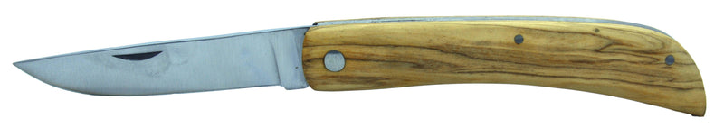 Load image into Gallery viewer, coltello chiudibile manico legno chiaro lama cm 9,5 
