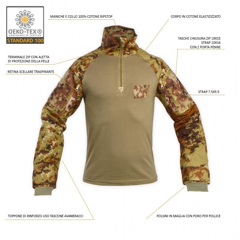 Carica immagine in Galleria Viewer, Combat shirt ESERCITO Vegetato Italiano 

