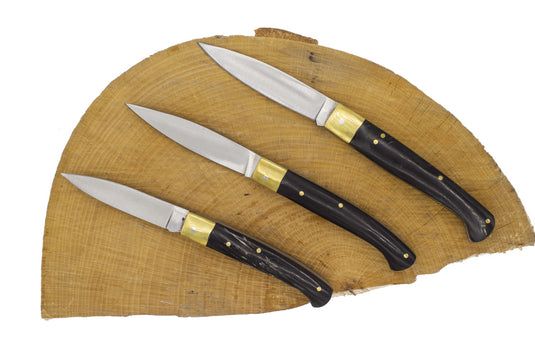 coltello modello pattada manico corno lama cm 9. 