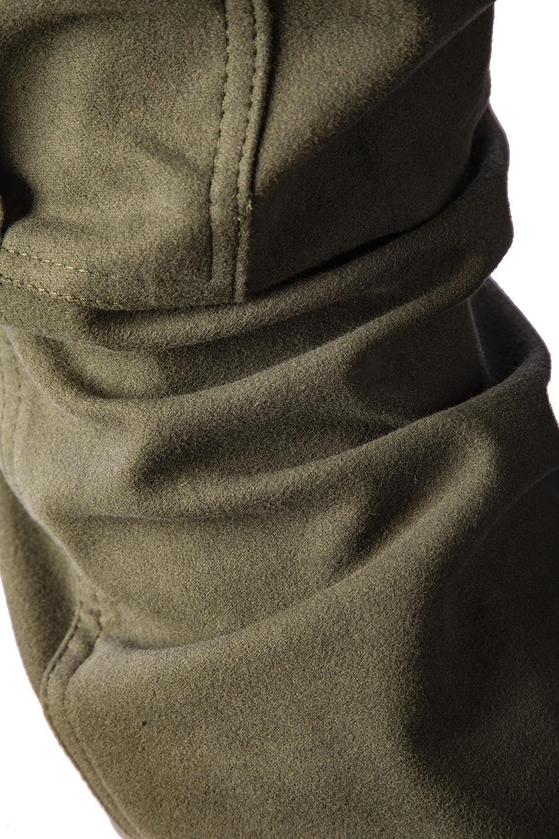 Load image into Gallery viewer, Pantalone Fustagno GUIDORICCIO Stretch Verde scuro 
