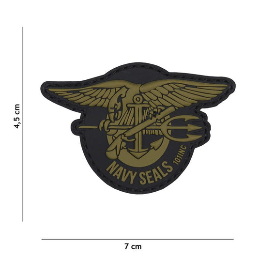 toppa 3d pvc navy seals verde 