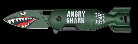 Coltello pieghevole Angry Shark (bomb) ALBAINOX 