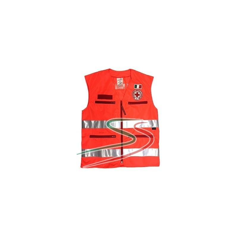 Carica immagine in Galleria Viewer, gilet alta visibilità croce rossa italiana 
