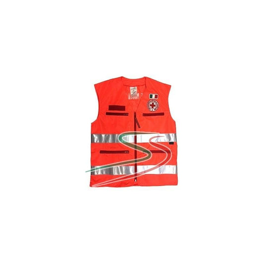 gilet alta visibilità croce rossa italiana 