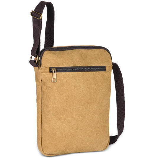 BORSELLO DA SPALLA VINTAGE IN POLICOTONE CANVAS<BR/><BR/> 