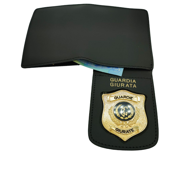 Load image into Gallery viewer, portafoglio portaplacca polizia guardia giurata 
