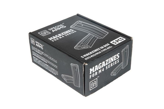 set di 5 caricatori a monofilari da 140 bb per m4 / m16 