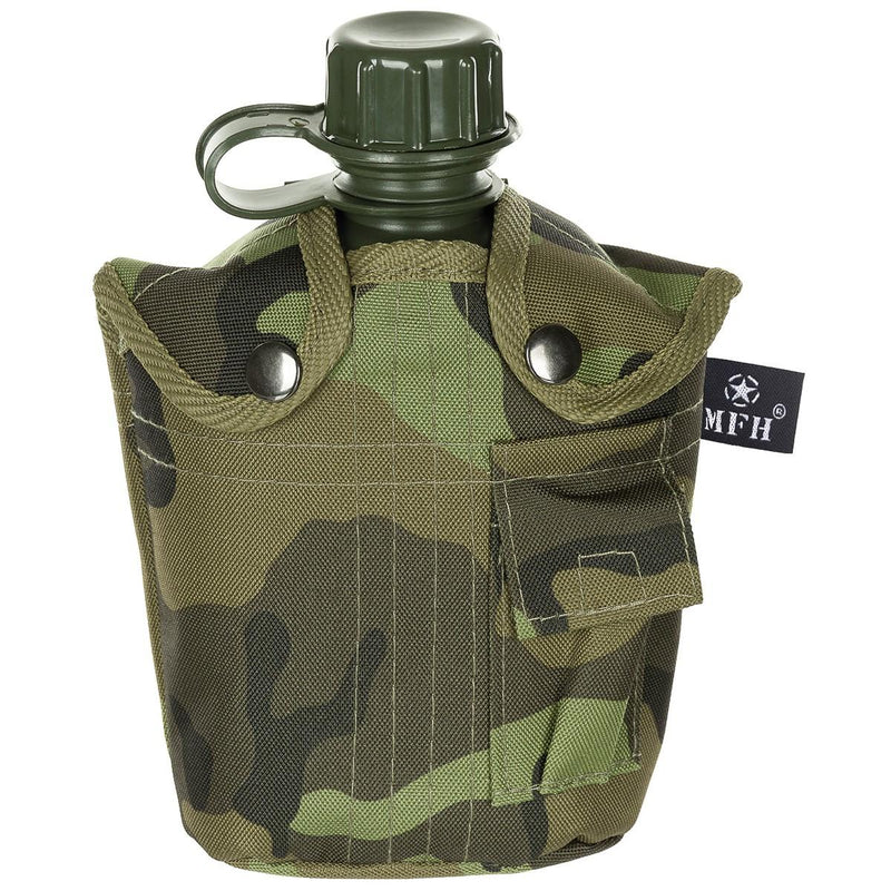 Carica immagine in Galleria Viewer, borraccia us in plastica con fodera in cordura WOODLAND 
